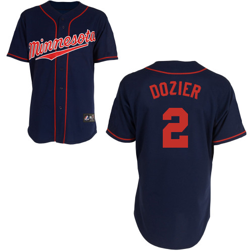Brian Dozier #2 mlb Jersey-Minnesota Twins Women's Authentic Alternate Navy Baseball Jersey